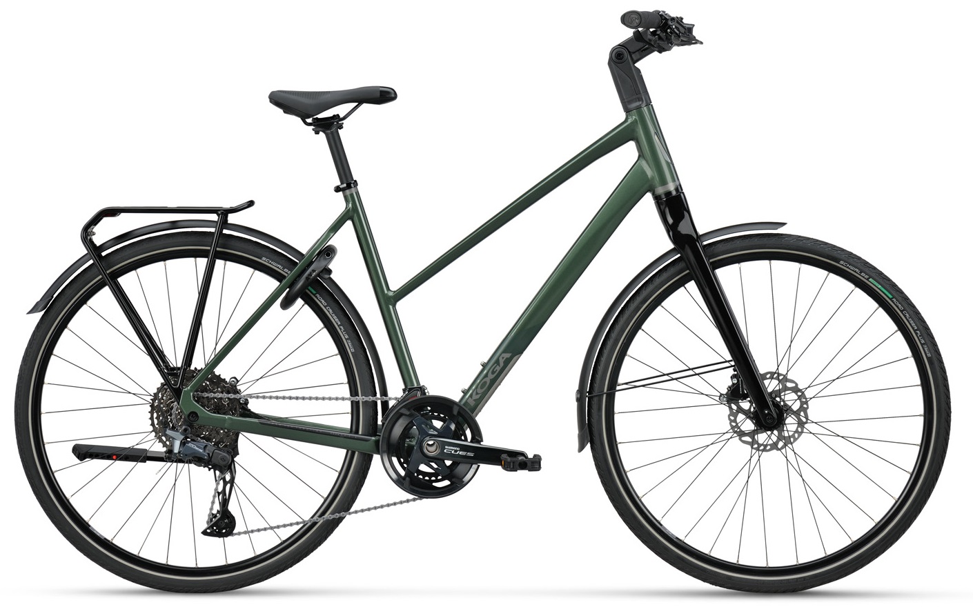 Grünes Koga F3 Fahrrad